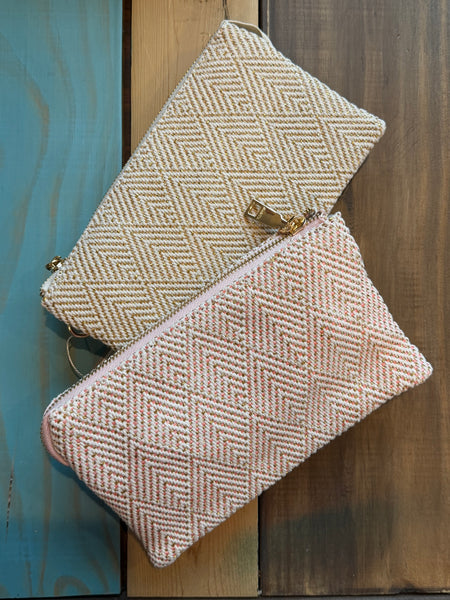 Riley Woven Arrowhead 3 Compartment Crossbody - More Colors!