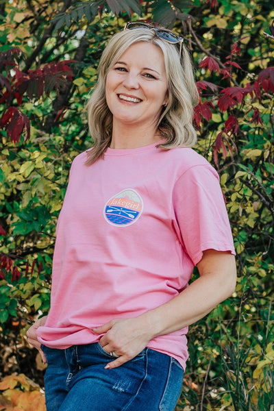 LakeGirl Sandbar Circle Short Sleeve Tee
