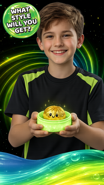 Glow-in-the-Dark Container Mystery Dumpling Squishy Toy