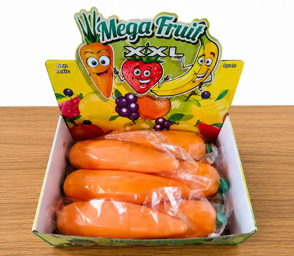Jumbo Squishy Squeezy Carrot