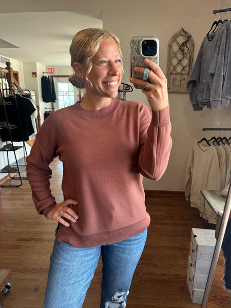 Brick Brown Amelia Sweater