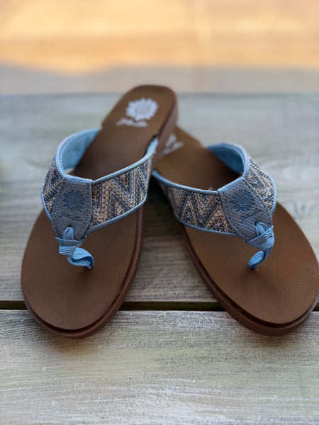 Yellow Box Fidda Blue Multi Sandals