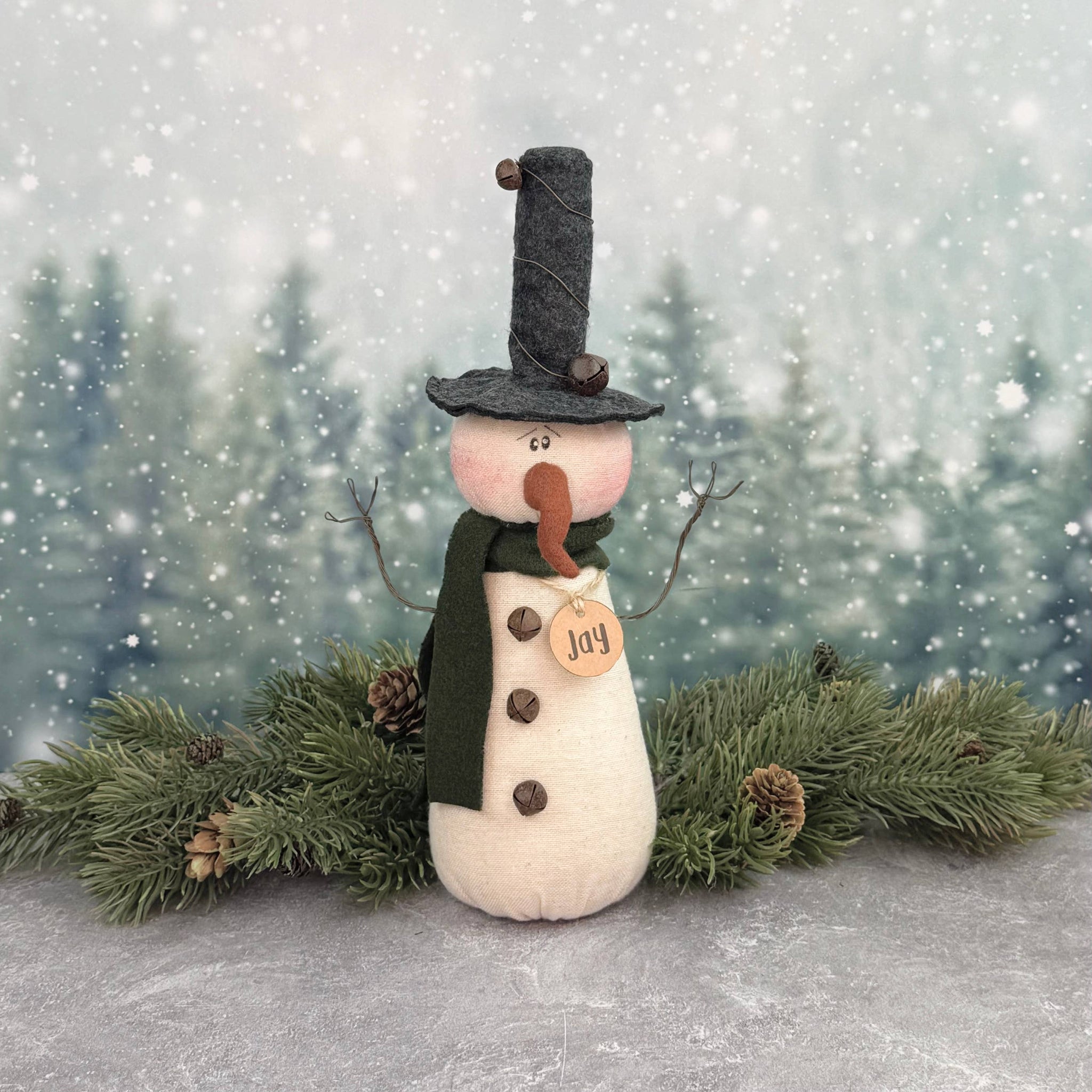 Jay the Jingle Bell Snowman