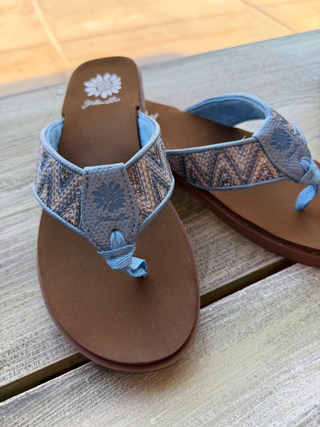Yellow Box Fidda Blue Multi Sandals