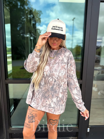* PREORDER * Woodland Camo Long Sleeve Tee