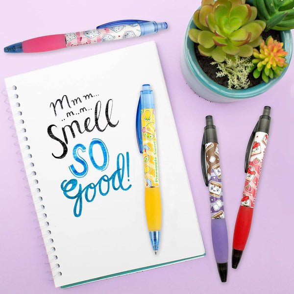 Dessert Smens Scented Grip Pens - Set of 4