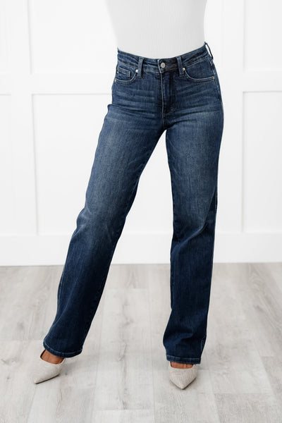 Judy Blue Tummy Control Straight Leg - PETITE