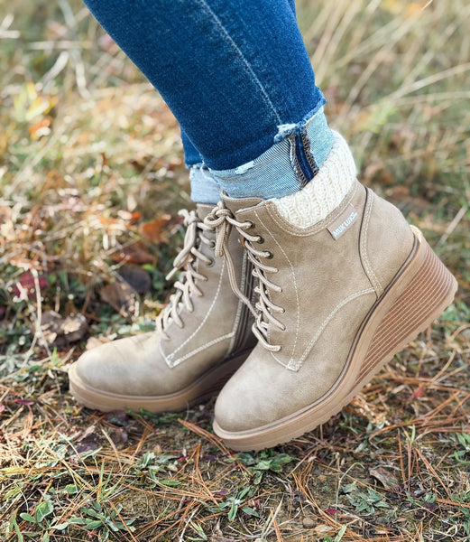 Muk Luks Sky Solange Wedge Boots