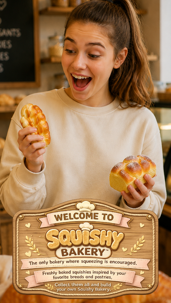 Fun Doh Squishy Bakery Slow Rise Bread Variety