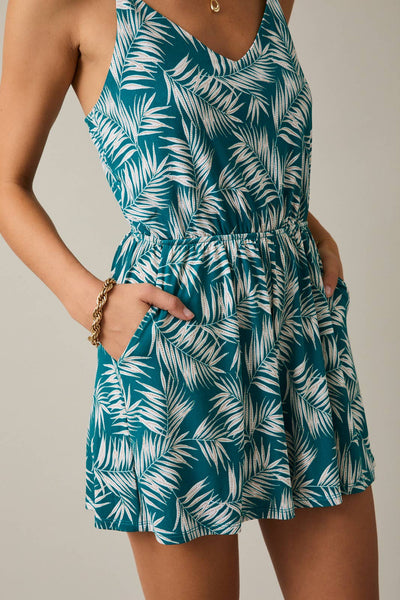 Jade Tropical Romper