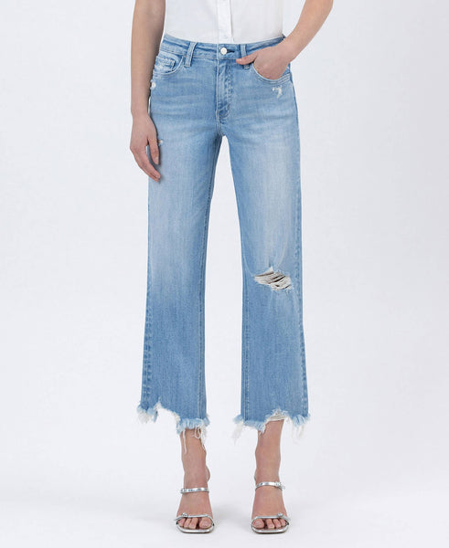 Lovervet Cropped Slim Wide Jeans
