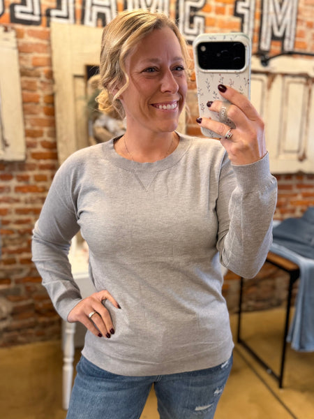 Heather Grey Everyday Sweater