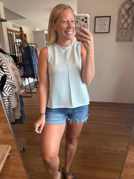 Sage Brushed Modal Tank Top