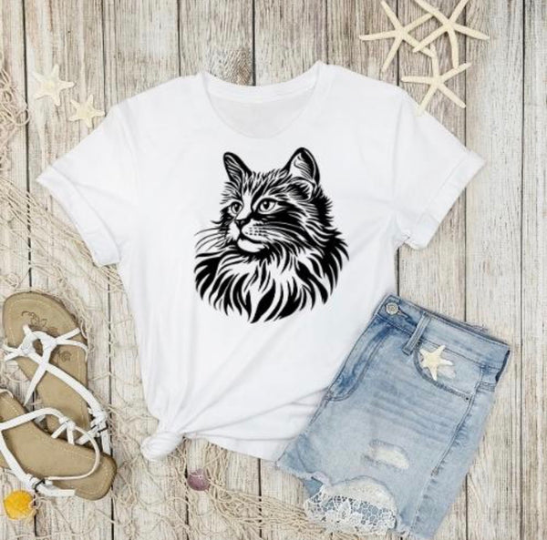 Custom Cat Graphic Tee / Sweatshirt