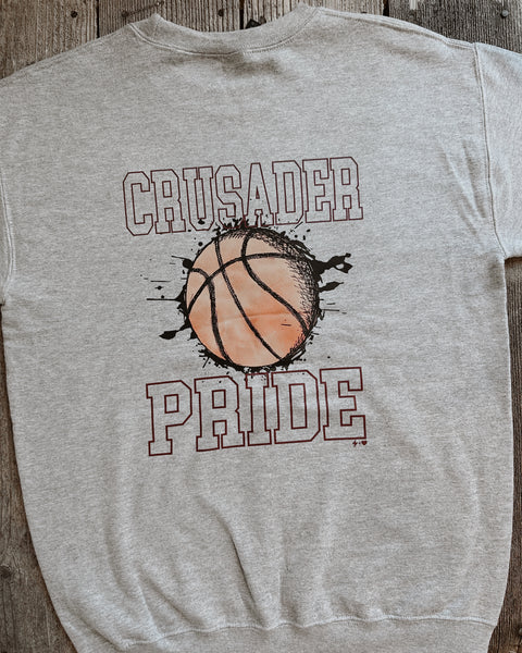 Front & Back Crusader Spirit Sweatshirt