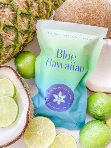 Infused Cotton Candy: Blue Hawaiian (MUST BE 21+)