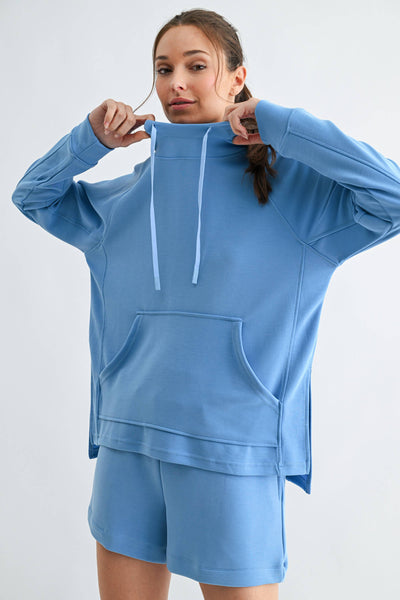 Denim Drift Laguna Dune Hoodie