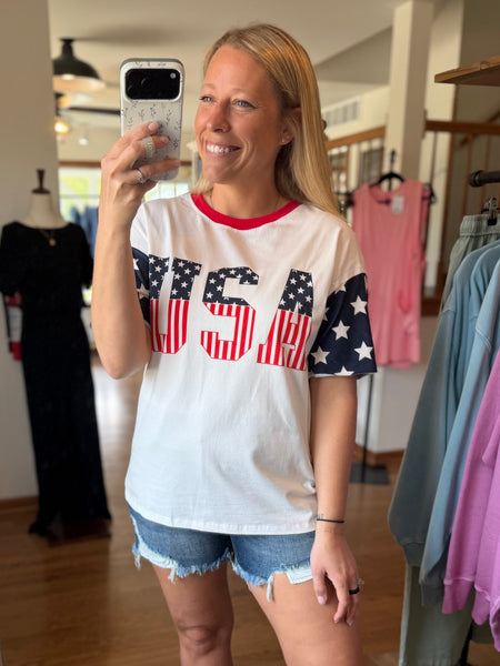 Flag USA Graphic Tee