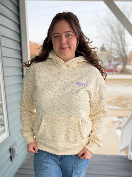 Ampersand Avenue Comfort Zone Hoodie - Ditsy Darling