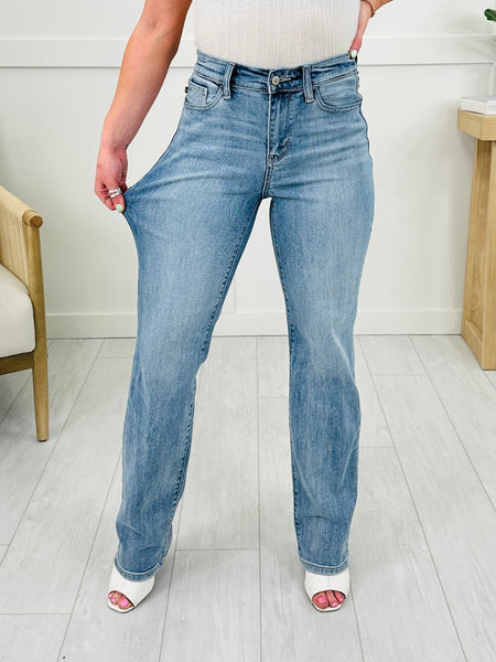 Judy Blue High-Rise Weekend Plans 90's Straight Jeans