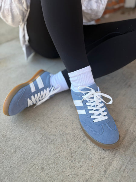 Marina Blue & White Sneakers