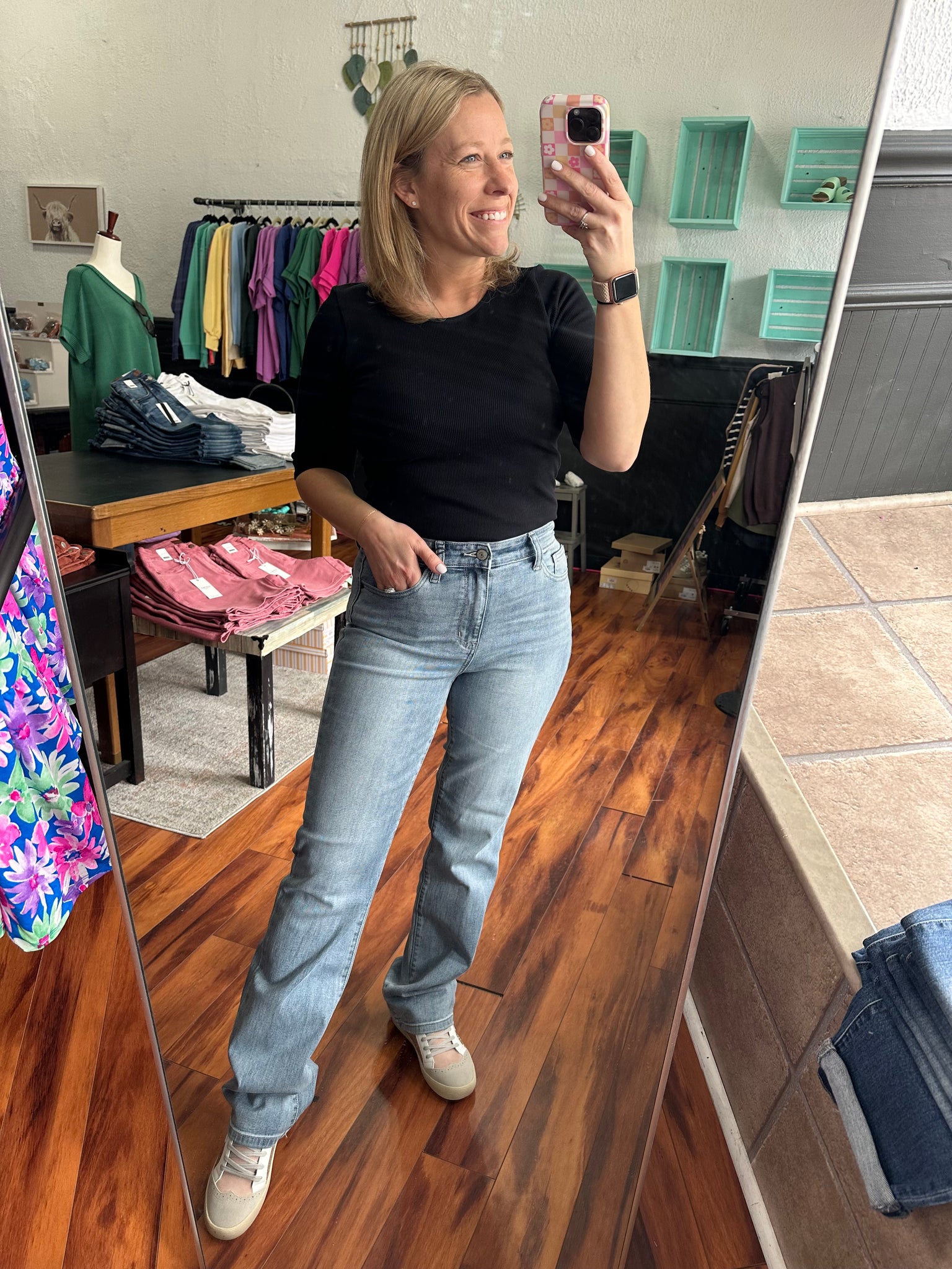 Judy Blue High-Rise Weekend Plans 90's Straight Jeans