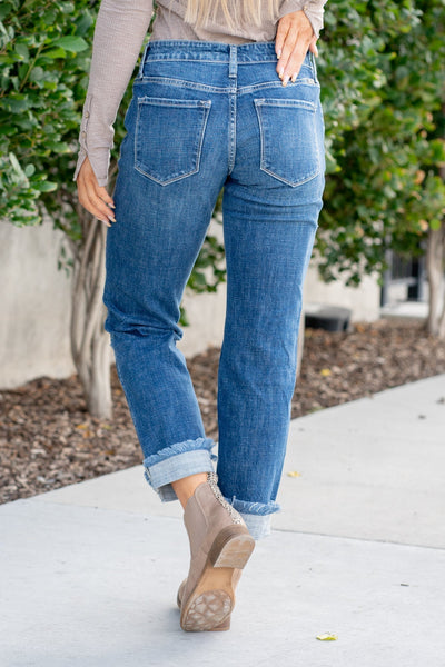 KanCan Mid-Rise Boyfriend Jeans