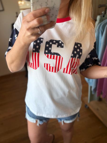 Flag USA Graphic Tee