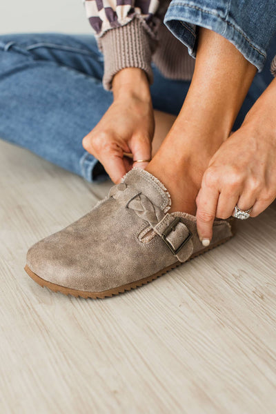 Very G Beige Iris Mules