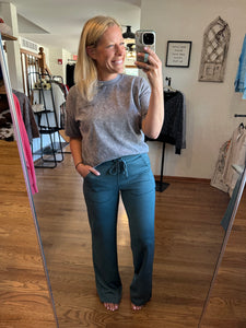 Ash Jade Wide Leg Scuba Lounge Pants