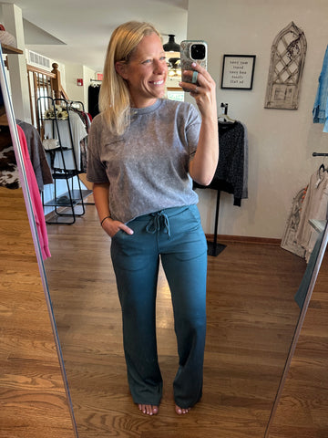 Ash Jade Wide Leg Scuba Lounge Pants
