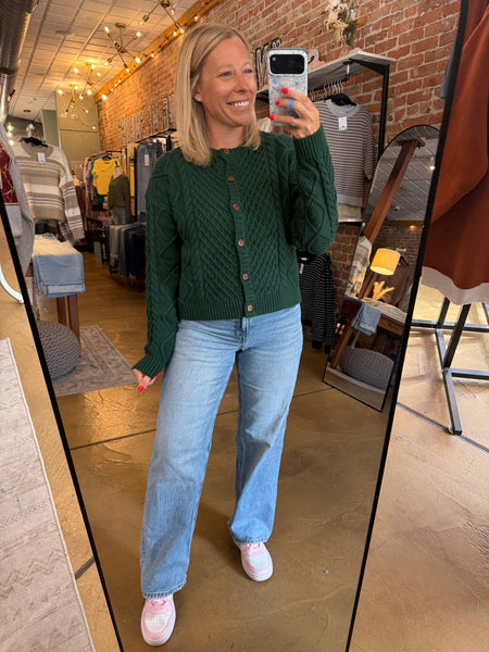 Cable Knit Cardigan - More Colors!