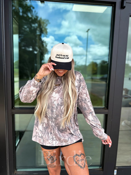 * PREORDER * Woodland Camo Long Sleeve Tee