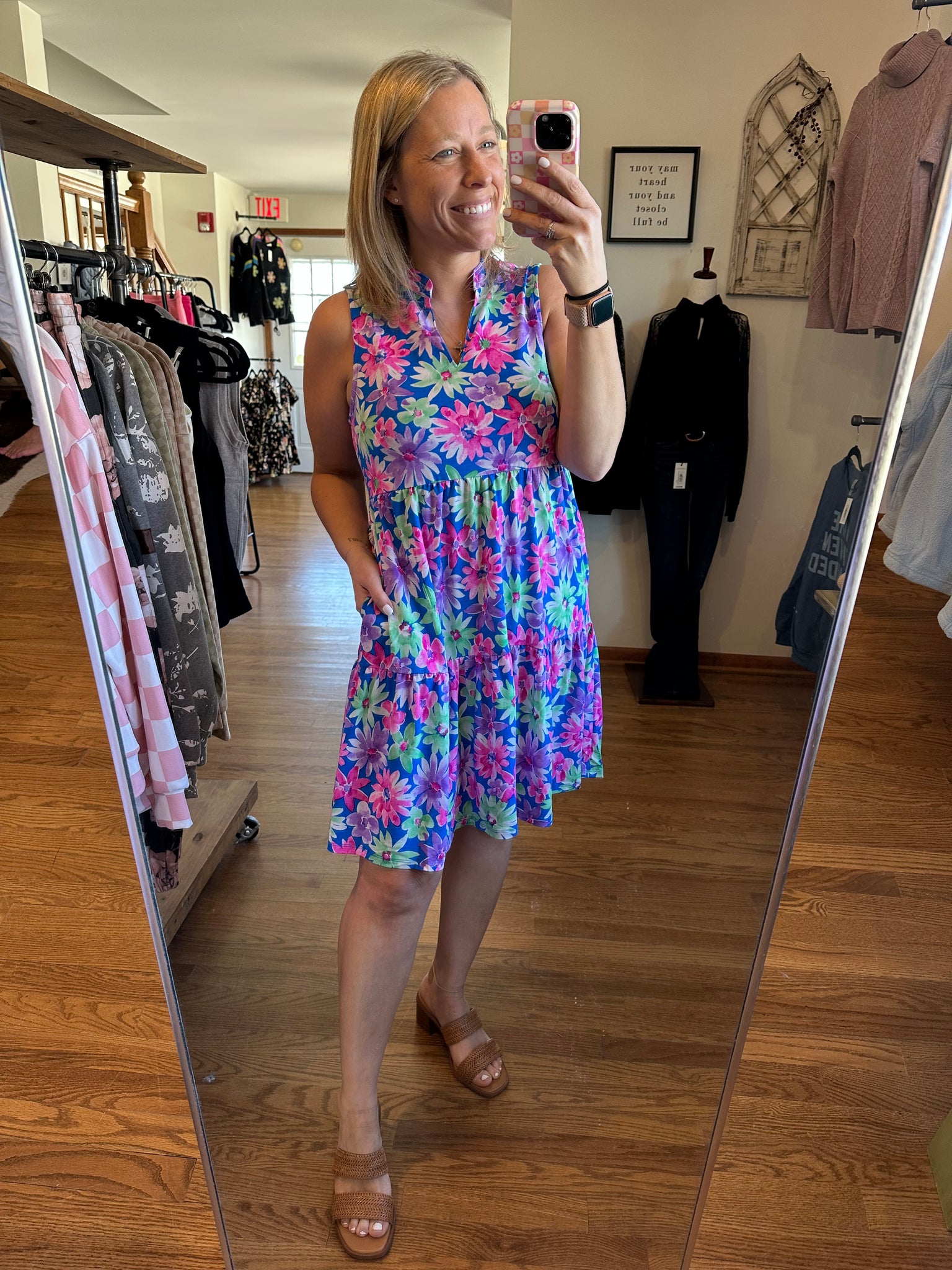 Sedona Daisy Sleeveless Dress