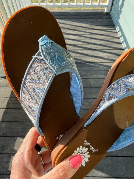 Yellow Box Fidda Blue Multi Sandals