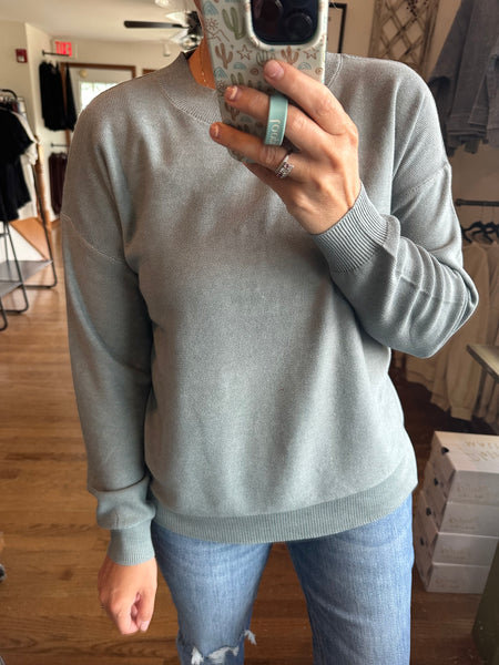Retro Blue Amelia Sweater
