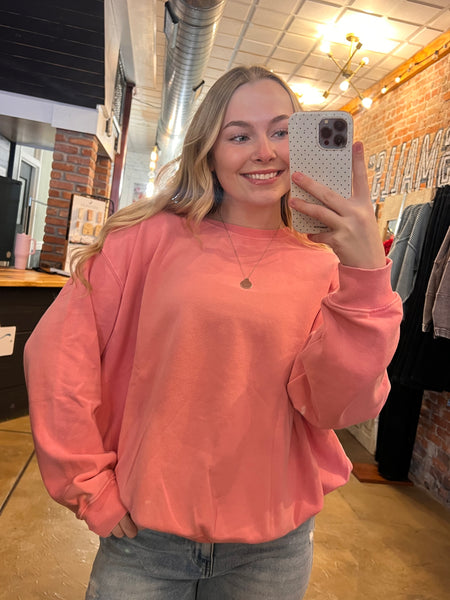 Pink Sands Mineral Washed Sweatshirt