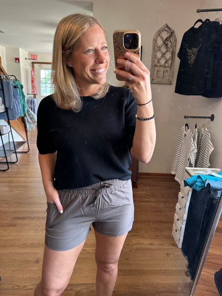 Cocoa Active Drawstring Shorts
