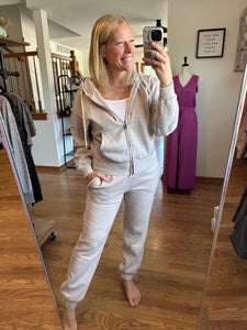 Ash Mocha Acid Wash Sweatpants