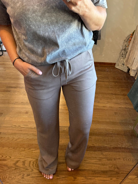 Cocoa Wide Leg Scuba Lounge Pants