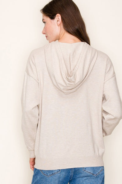 Oatmeal Lightweight Hoodie