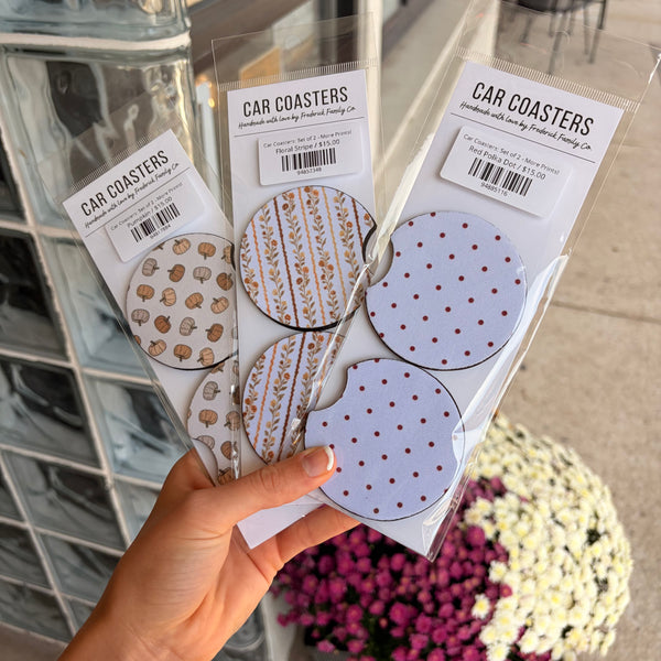 Car Coasters: Set of 2 - More Prints!