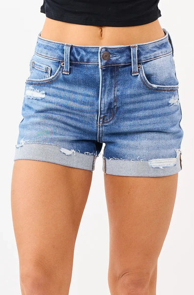 J21 Eleven Mid-Rise Cuffed Shorts