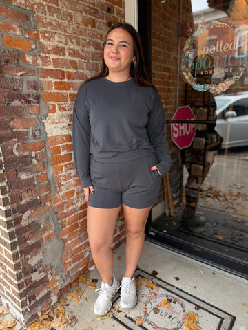 Ash Grey Laguna Lounge Shorts