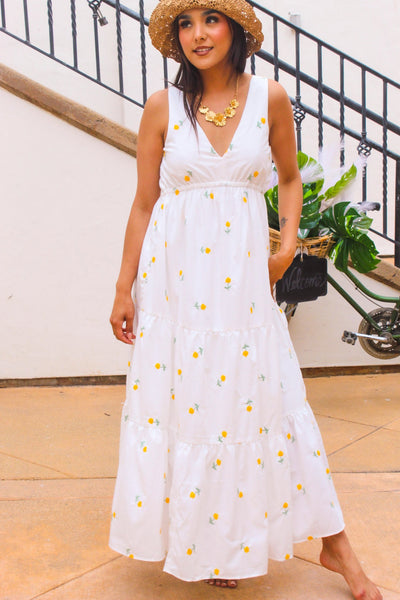 Ivory Daffodil Maxi Dress