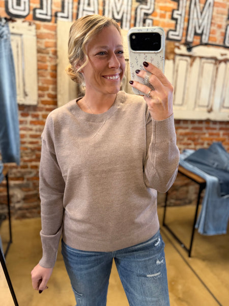 Mocha Pullover Sweater