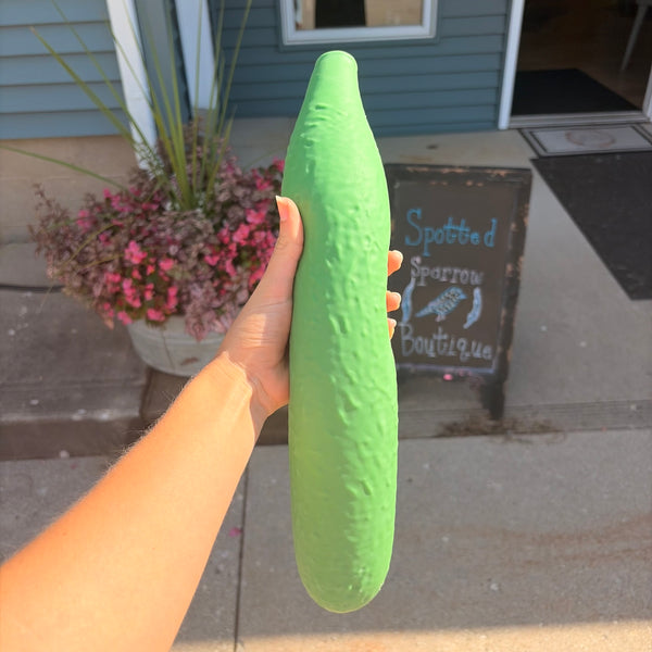 Giant Squeezy Squishy Pickle Sensory Toy
