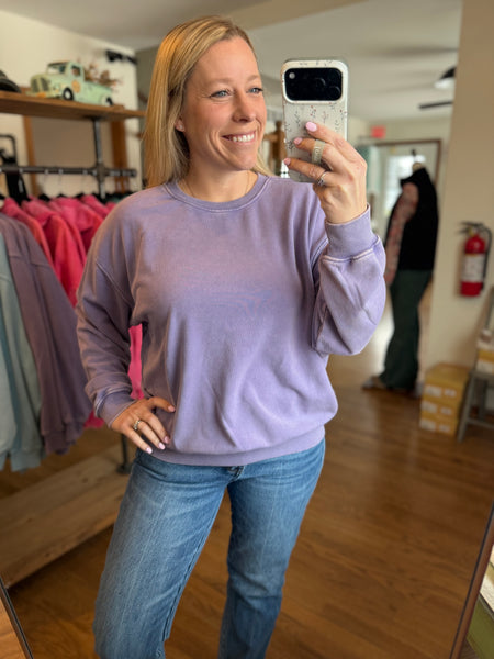 Island Orchid Mineral Washed Sweatshirt
