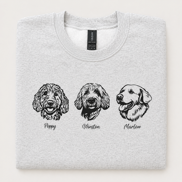 Custom Dog Graphic Tee / Sweatshirt