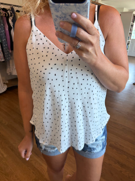 Polka Dot Camisole Top